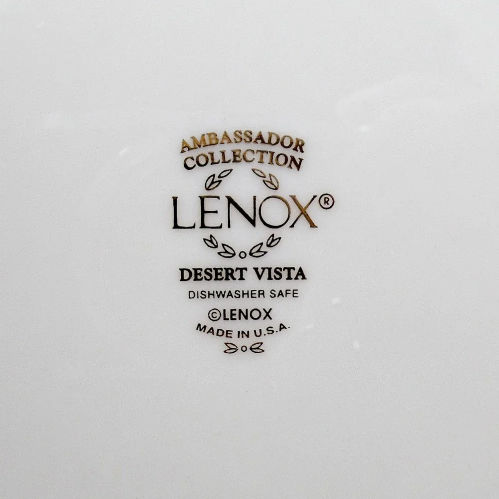 Vintage Lenox Bone China Desert Vista Salad Plate